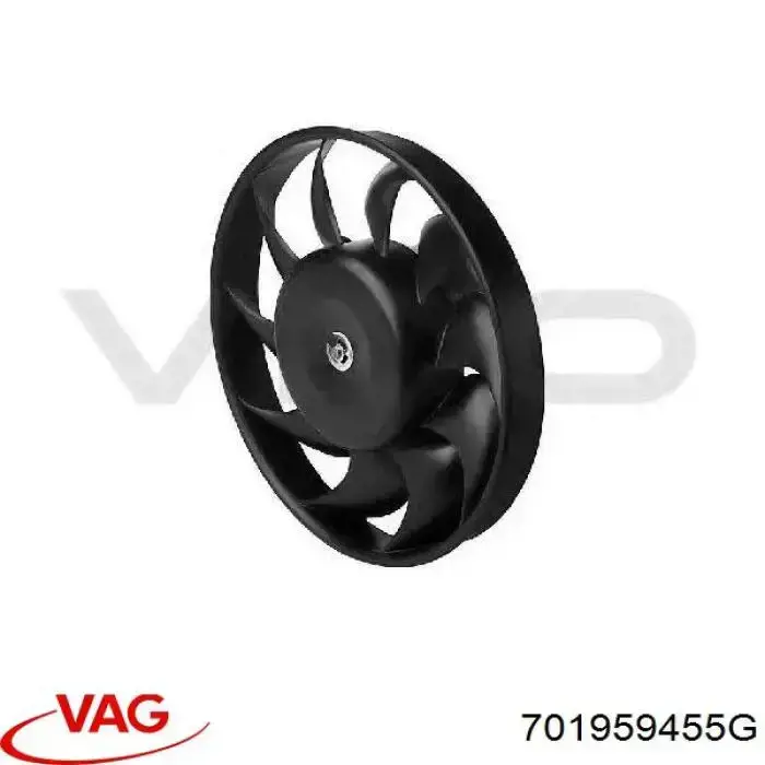 701959455G VAG Ventilador (roda de aletas) do radiador de esfriamento