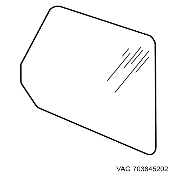 Vidro da porta dianteira direita VAG 703845202 preço, a partir de 108,87 USD