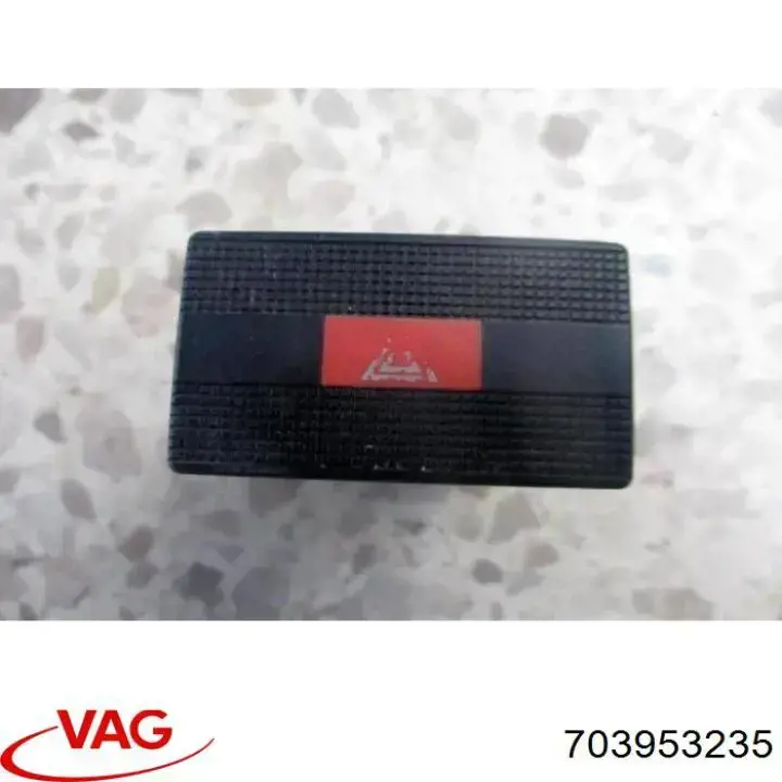 703953235 VAG Botão de ativação do sinal de emergência