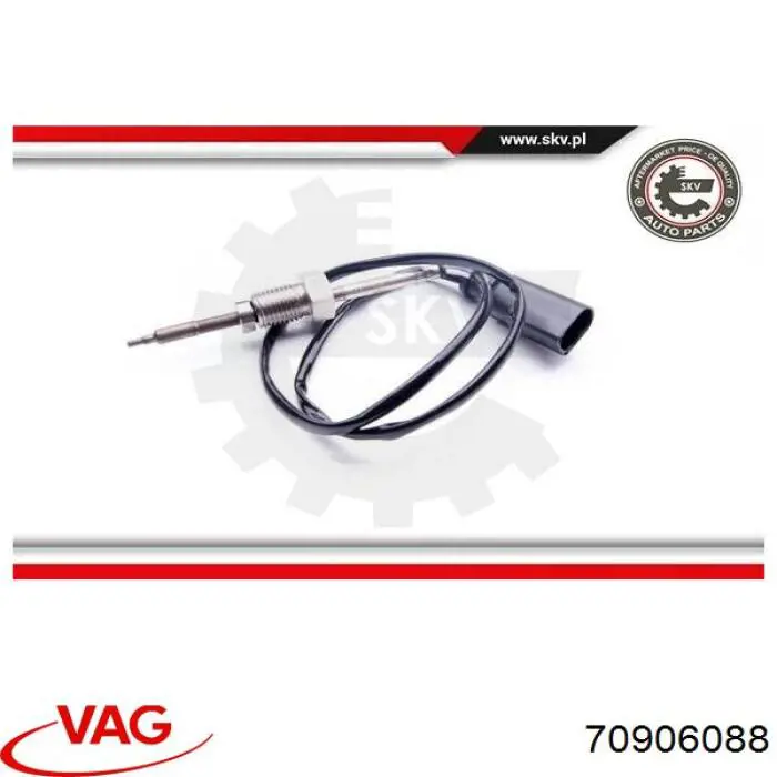 Sensor de temperatura dos gases de escape (GE), antes de turbina VAG 70906088 preço, a partir de 81,96 USD