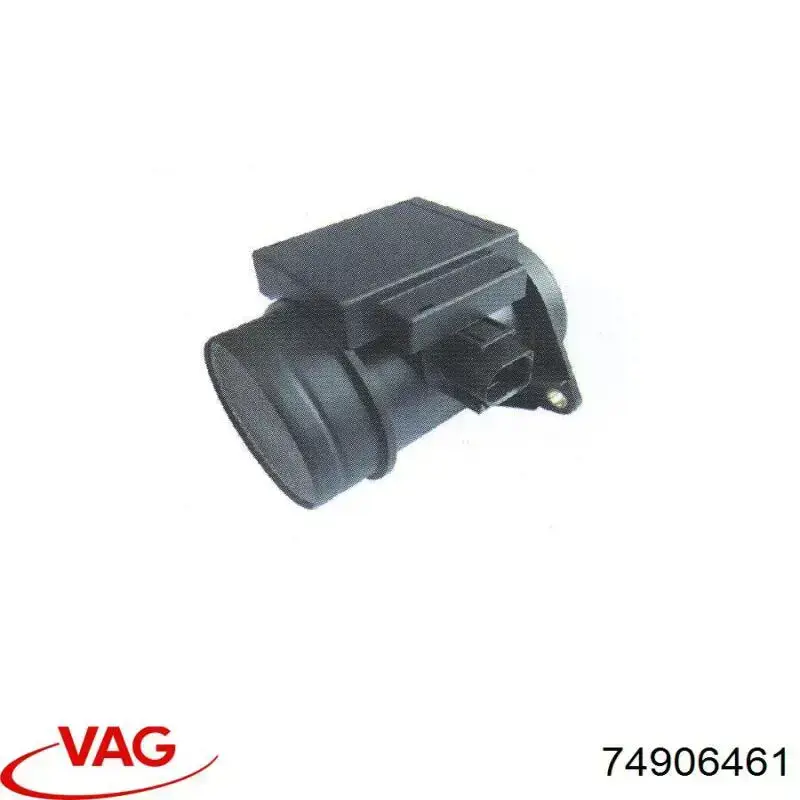 Sensor de fluxo (consumo) de ar, medidor de consumo M.A.F. - (Mass Airflow) VAG 74906461 preço, a partir de 49,53 USD