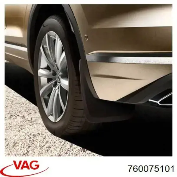 760075101 VAG Protetores de lama traseiros, kit