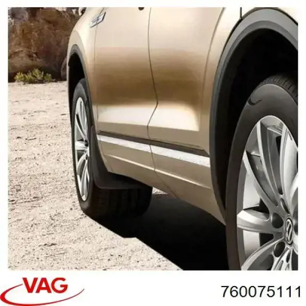 760075111 VAG Protetores de lama traseiros, kit