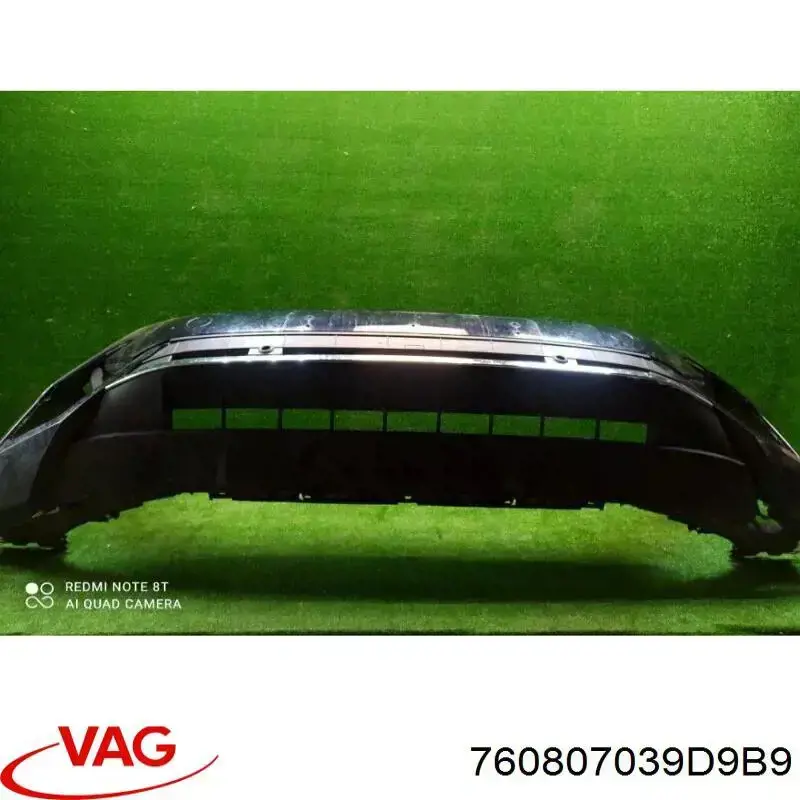 760807039D9B9 VAG Spoiler do pára-choque dianteiro