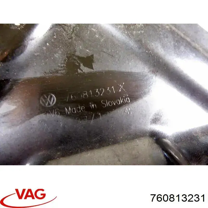 Compre 760813231 VAG Consola do pára-choque traseiro