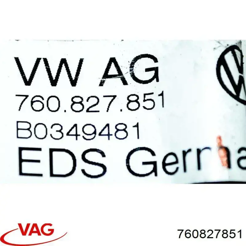 Compre 760827851 VAG Amortecedor de tampa de porta-malas (de 3ª/5ª porta traseira)