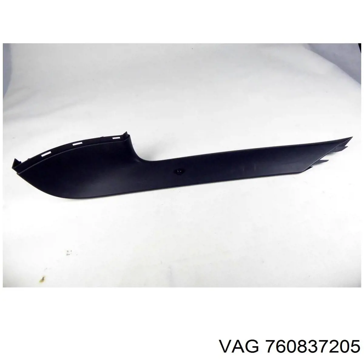 Maçaneta externa dianteira/traseira da porta esquerda 760837205GRU VAG