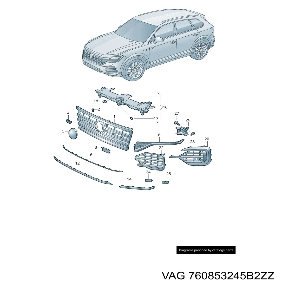 760853245B2ZZ VAG 