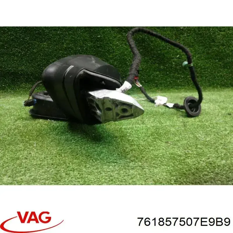761857507AE9B9 VAG Caixa do espelho de retrovisão esquerdo