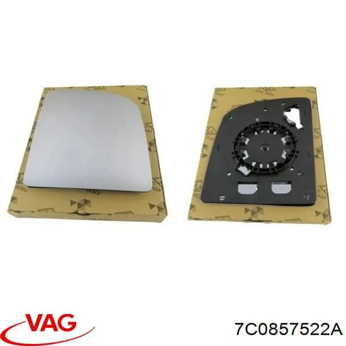 Elemento espelhado do espelho de retrovisão direito VAG 7C0857522A preço, a partir de 90,48 USD