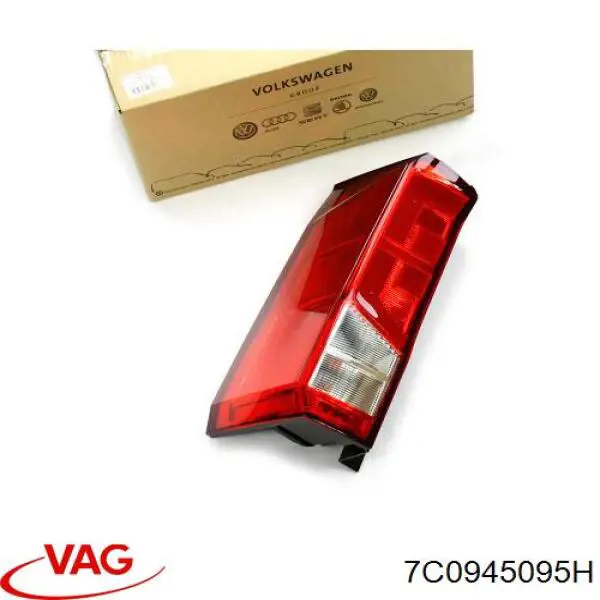 Lanterna traseira esquerda VAG 7C0945095H preço, a partir de 130,01 USD