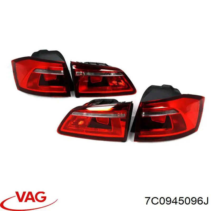 Compre 7C0945096J VAG Lanterna traseira direita