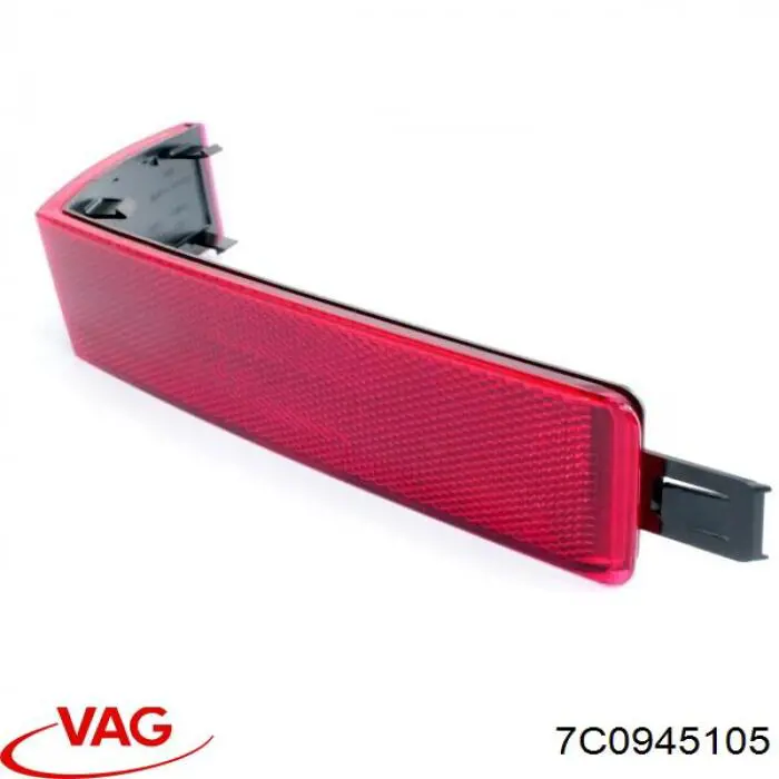 Retrorrefletor (refletor) do pára-choque traseiro VAG 7C0945105 preço, a partir de 33,48 USD