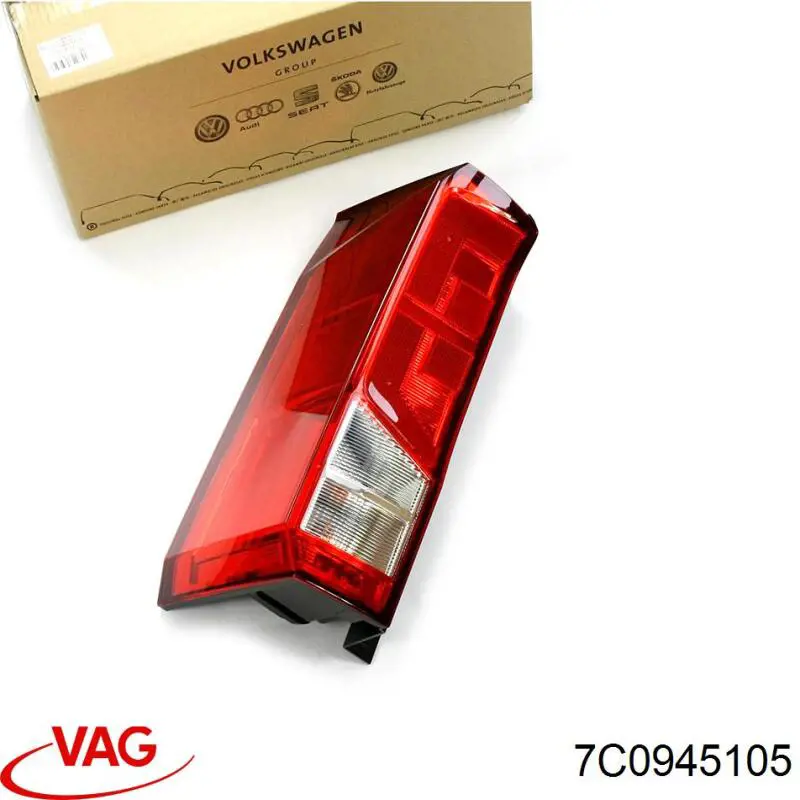Compre 7C0945105 VAG Retrorrefletor (refletor) do pára-choque traseiro