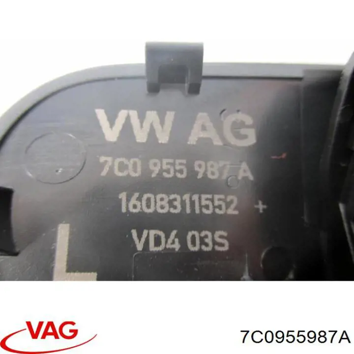 Compre 7C0955987A VAG Injetor esquerdo de fluido para lavador de pára-brisas