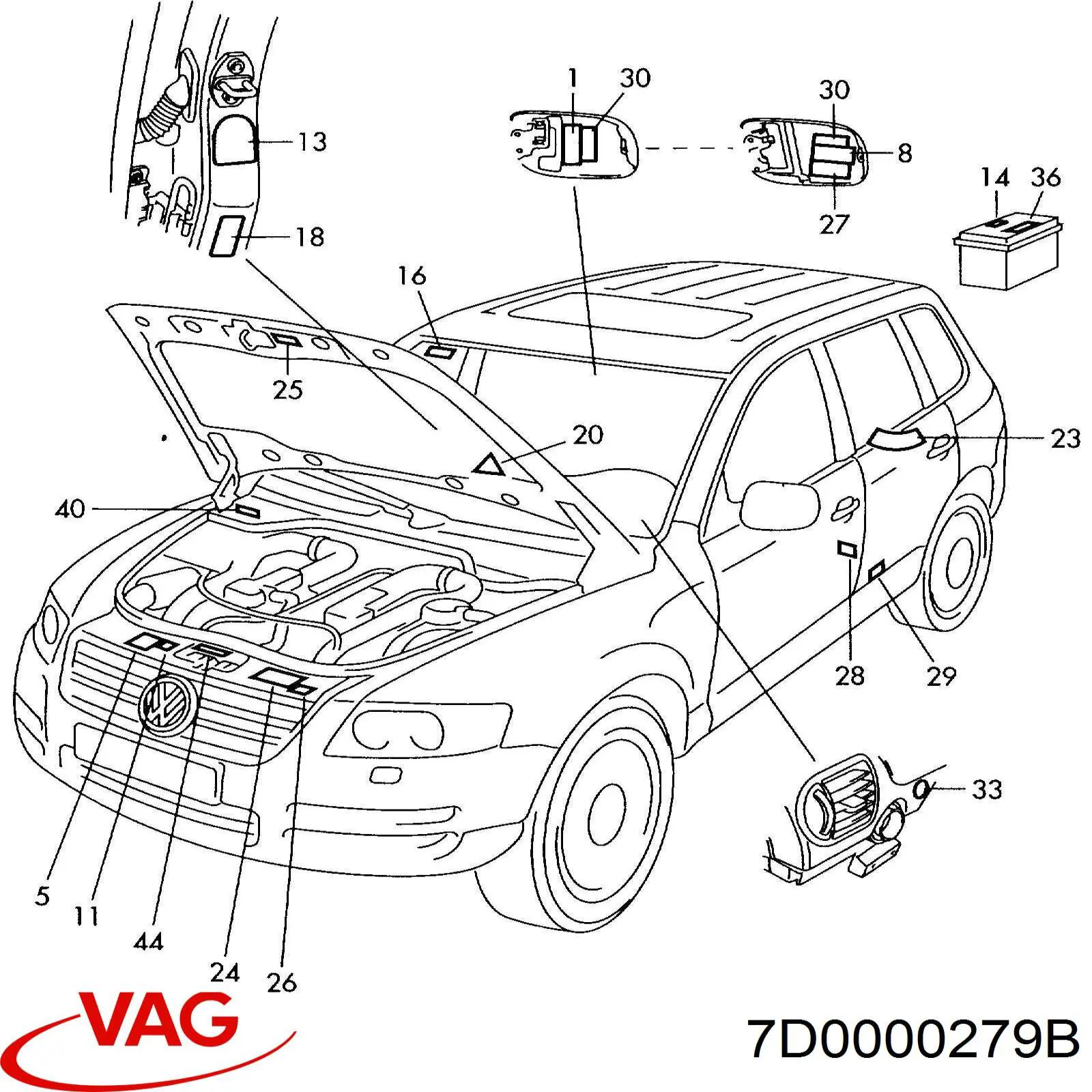  VAG 7D0000279B preço, a partir de 200,97 USD