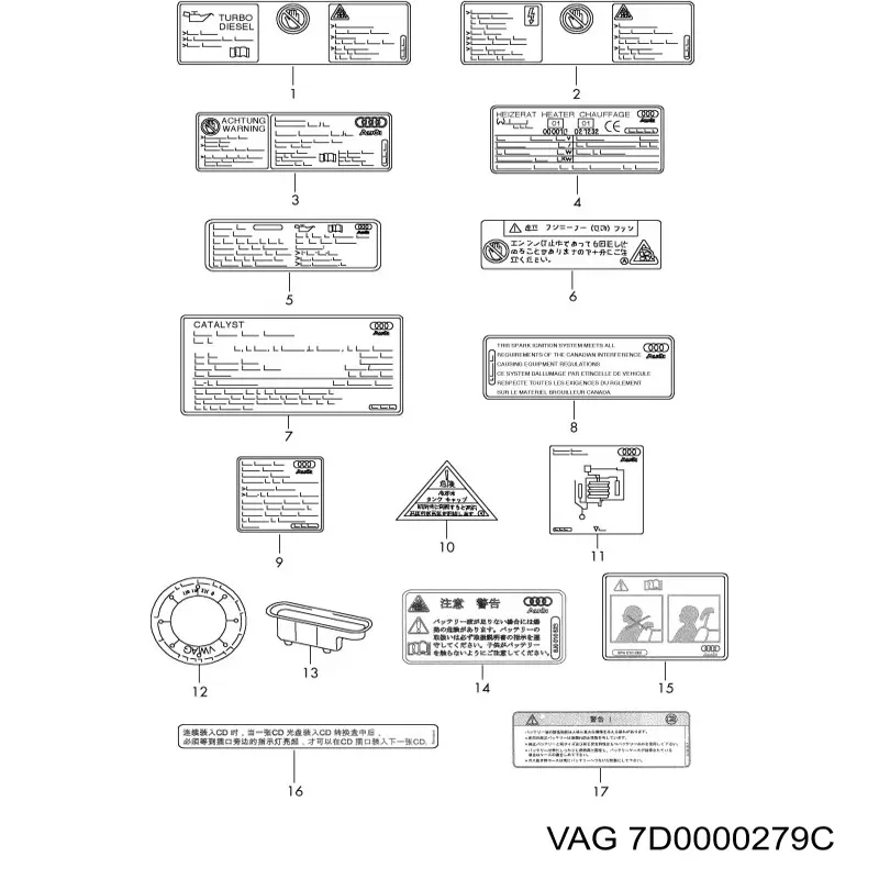 VAG 7D0000279C preço, a partir de 154,86 USD