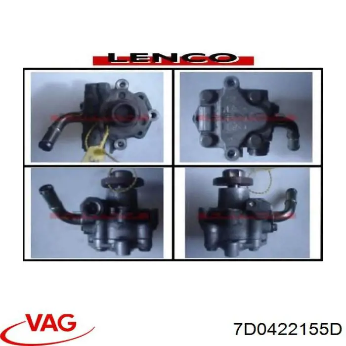 Bomba da Direção hidrâulica assistida VAG 7D0422155D preço, a partir de 46,64 USD