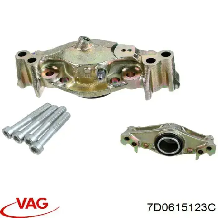 7D0615123C VAG Suporte do freio dianteiro esquerdo