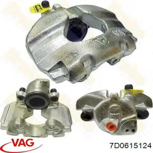 Compre 7D0615124 VAG Suporte do freio dianteiro direito