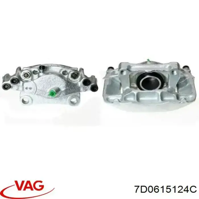 7D0615124C VAG Suporte do freio dianteiro direito