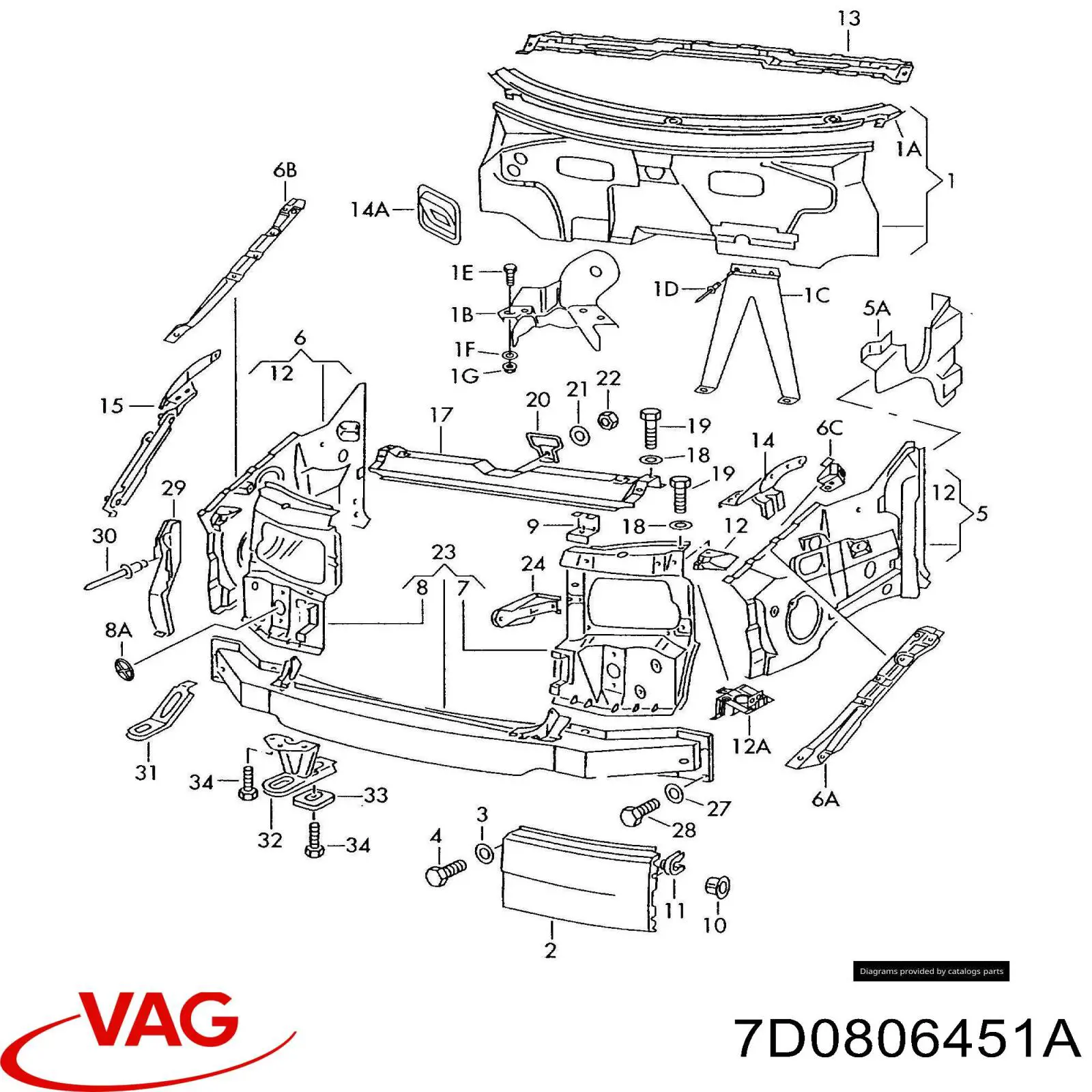 7D0806451A VAG 