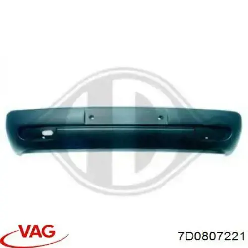 7D0807221 VAG Pára-choque dianteiro