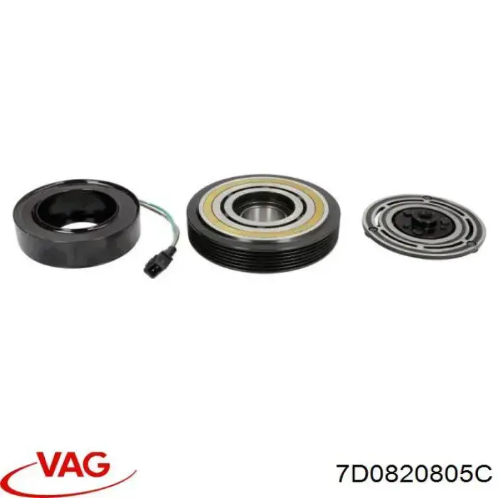 Compre 7D0820805C VAG Compressor de aparelho de ar condicionado