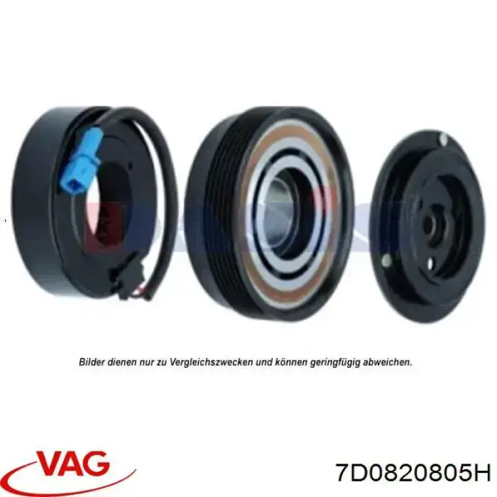 Compre 7D0820805H VAG Compressor de aparelho de ar condicionado