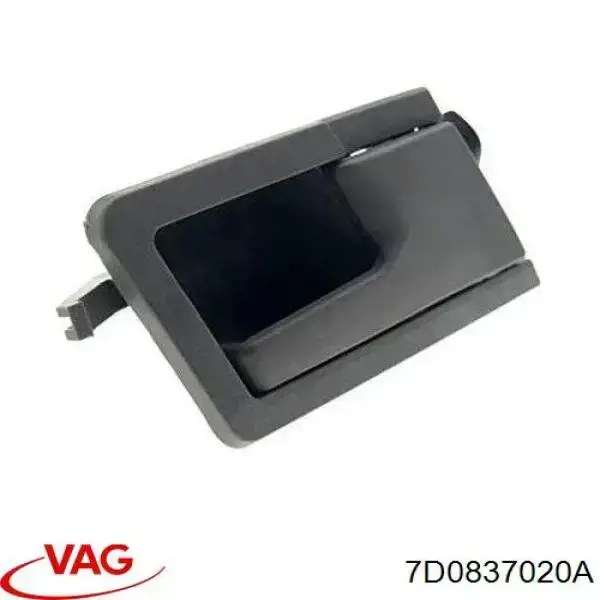 Compre 7D0837020A VAG Maçaneta interna direita da porta dianteira