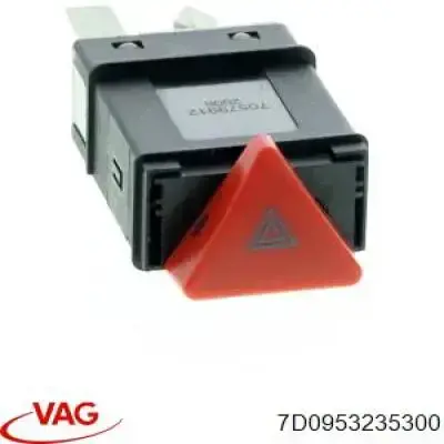 Compre 7D0953235300 VAG Botão de ativação do sinal de emergência