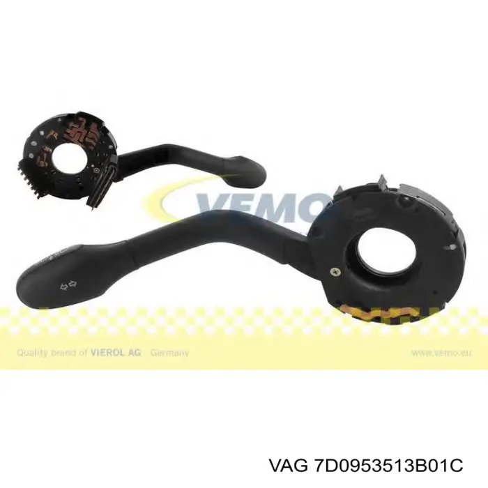Compre 7D0953513B01C VAG Comutador esquerdo instalado na coluna da direção