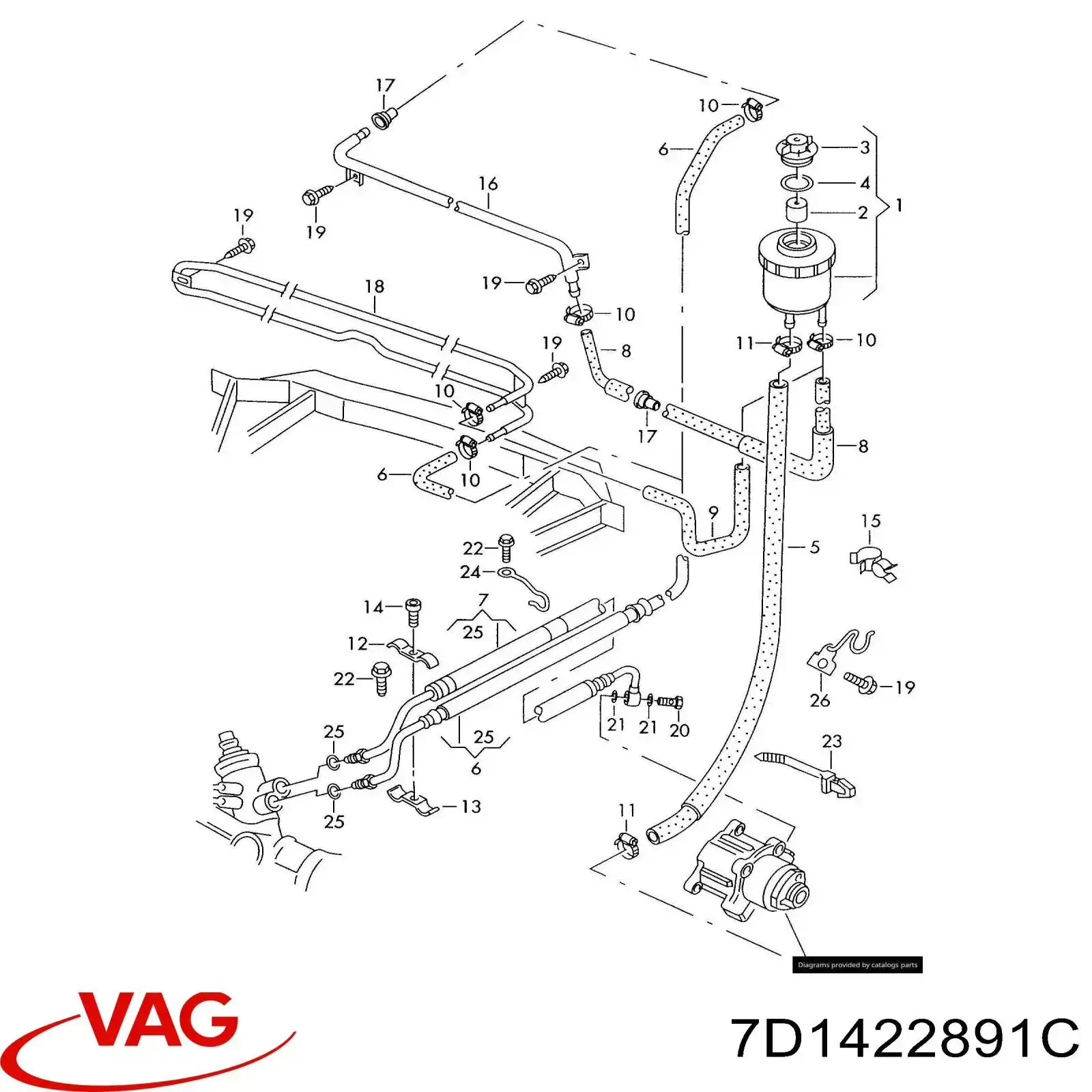  VAG 7D1422891C preço, a partir de 164,00 USD