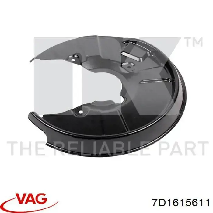 Proteção do freio de disco traseiro VAG 7D1615611 preço, a partir de 44,09 USD