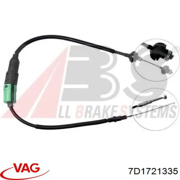 Cabo de embraiagem VAG 7D1721335 preço, a partir de 29,54 USD