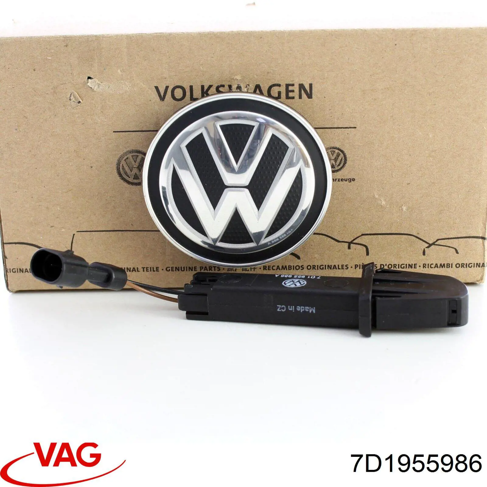 7D1955986 VAG Injetor de fluido para lavador de pára-brisas