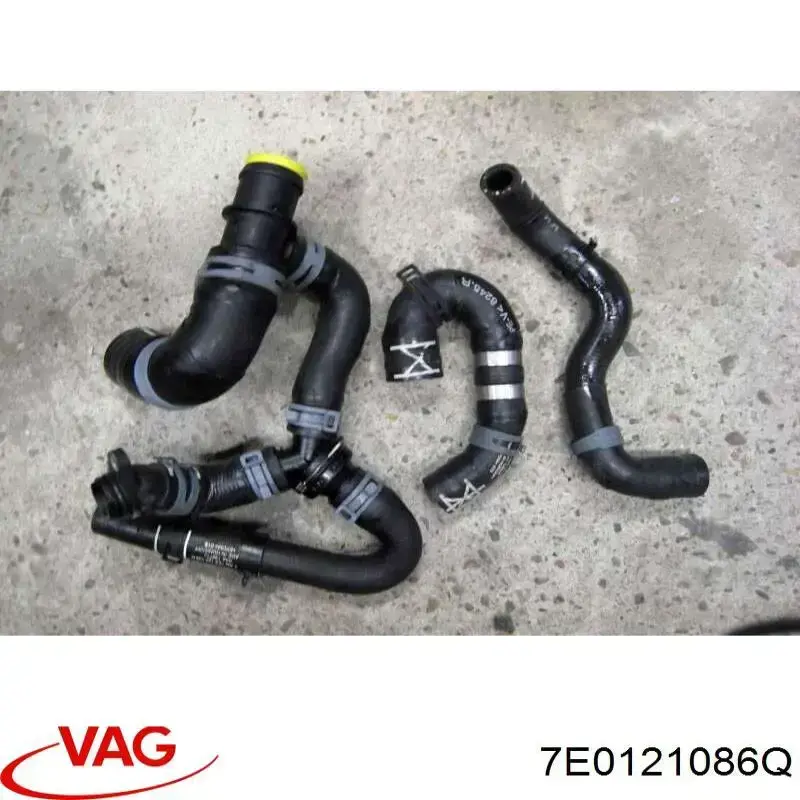 Mangueira (cano derivado) inferior do radiador de esfriamento VAG 7E0121086Q preço, a partir de 34,15 USD