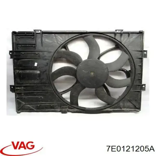 Difusor do radiador de esfriamento, montado com motor e roda de aletas VAG 7E0121205A preço, a partir de 301,62 USD