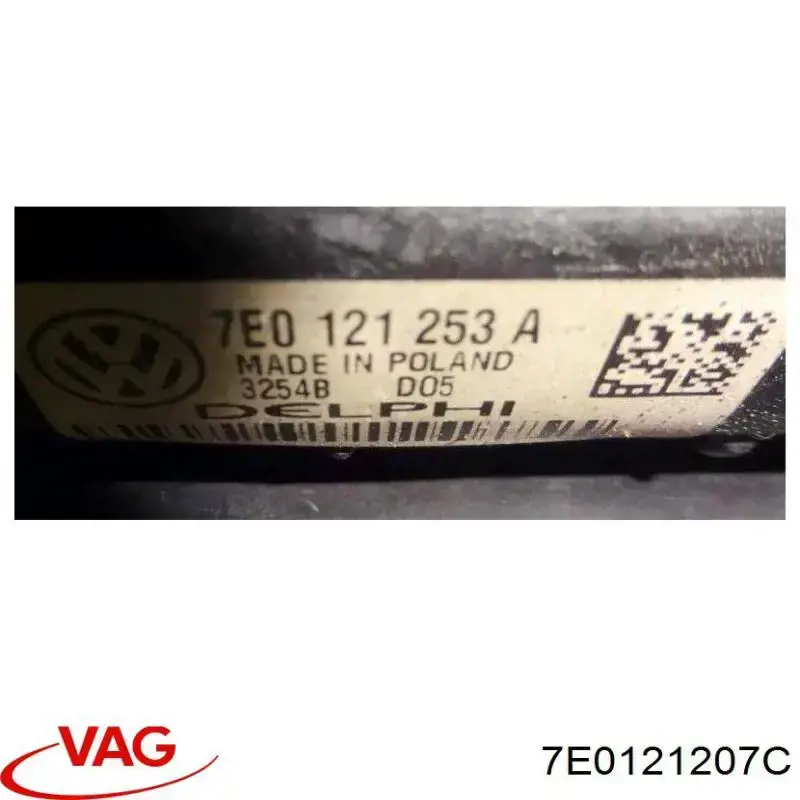 7E0121207C VAG Difusor do radiador de esfriamento