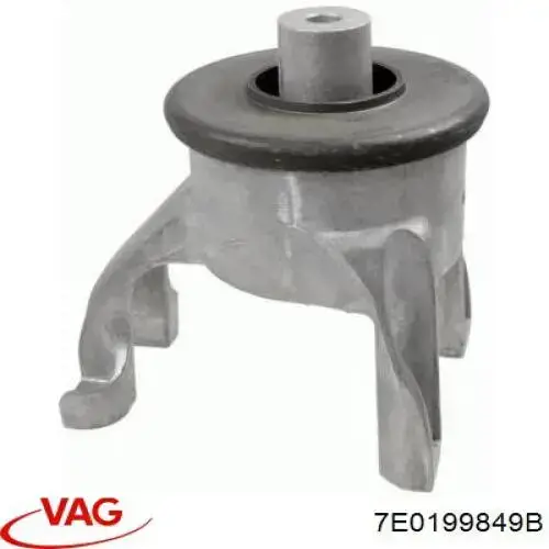 7E0199849B VAG Coxim (suporte) traseiro de motor