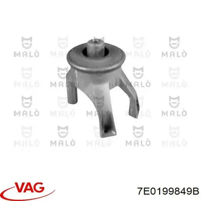Compre 7E0199849B VAG Coxim (suporte) traseiro de motor
