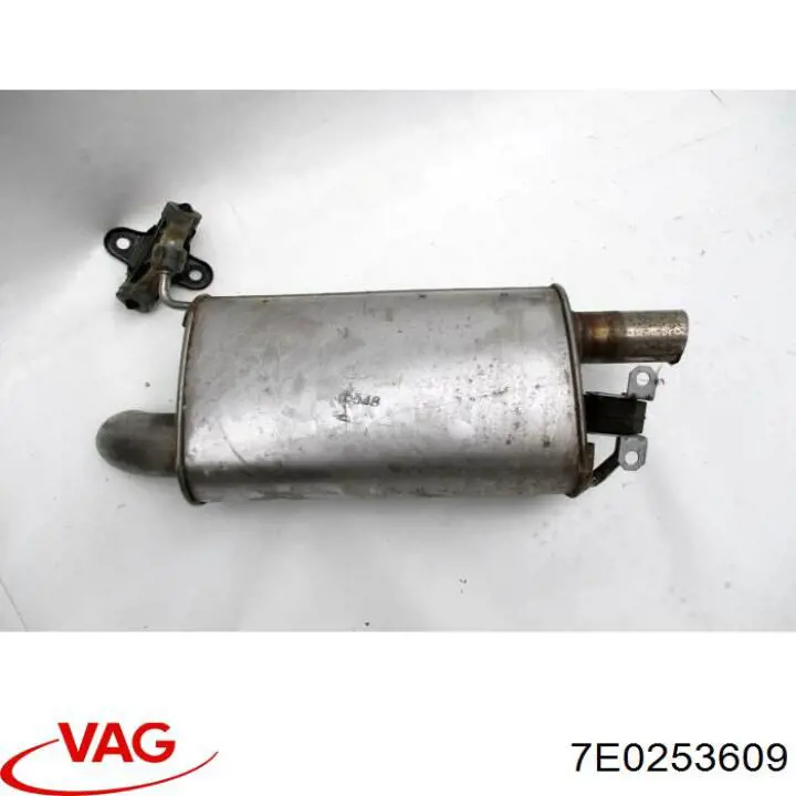 Compre 7E0253609 VAG Silenciador, parte traseira