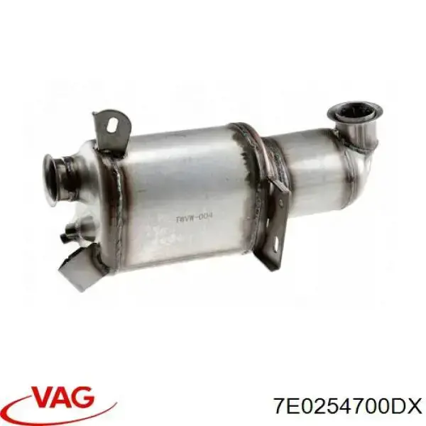 Filtro de partículas do sistema dos gases de escape VAG 7E0254700DX preço, a partir de 563,41 USD