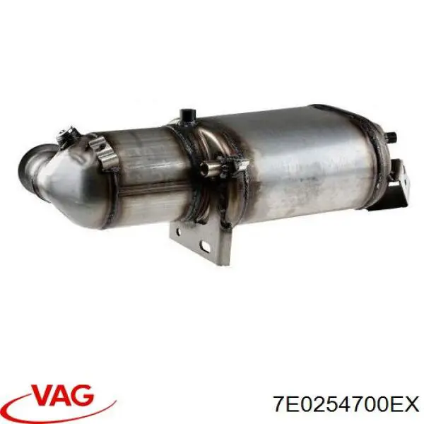 7E0254700EX VAG Filtro de partículas do sistema dos gases de escape
