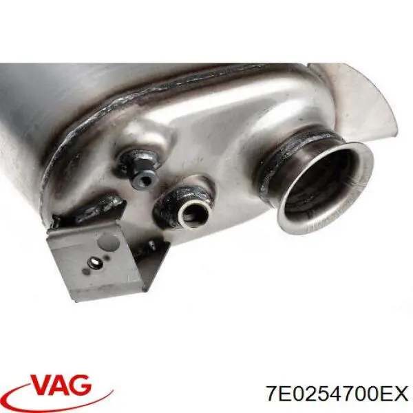 Filtro de partículas do sistema dos gases de escape VAG 7E0254700EX preço, a partir de 563,41 USD