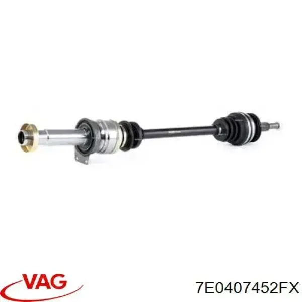 Semieixo (acionador) dianteiro direito VAG 7E0407452FX preço, a partir de 679,23 USD