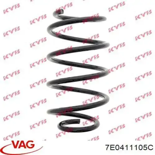 Mola dianteira VAG 7E0411105C preço, a partir de 65,83 USD