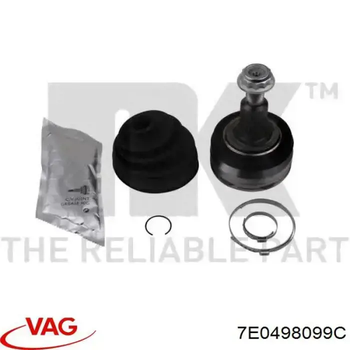 Compre 7E0498099C VAG Junta homocinética externa dianteira