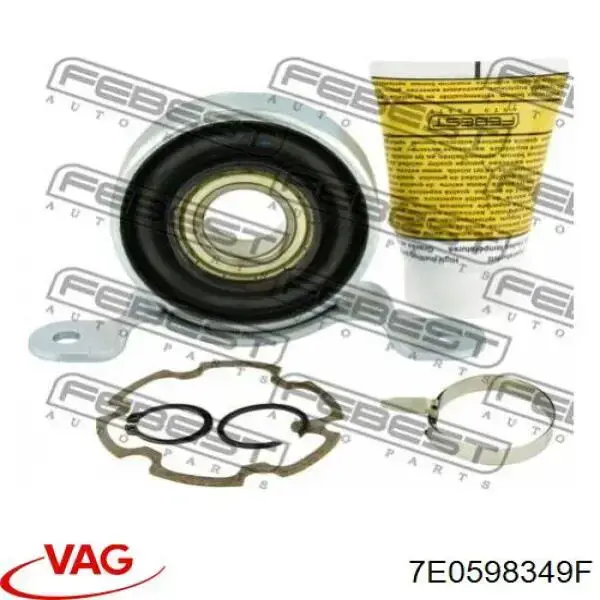 Rolamento suspenso da junta universal VAG 7E0598349F preço, a partir de 78,93 USD