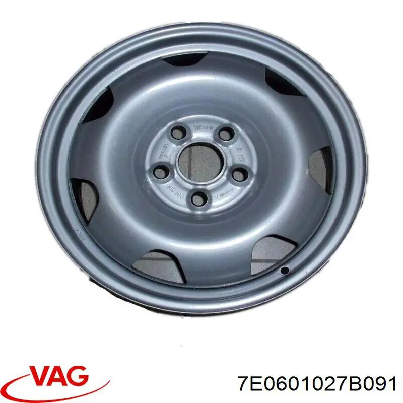Discos de roda de aço (estampados) VAG 7E0601027B091 preço, a partir de 157,72 USD